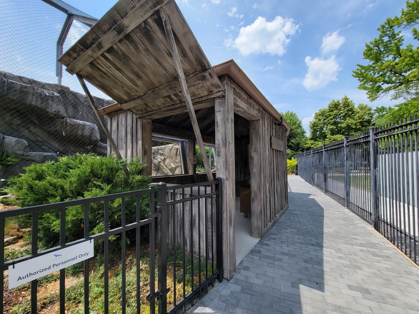 National Aviary - Condor Court, covered viewing for both Andean condor exhibits