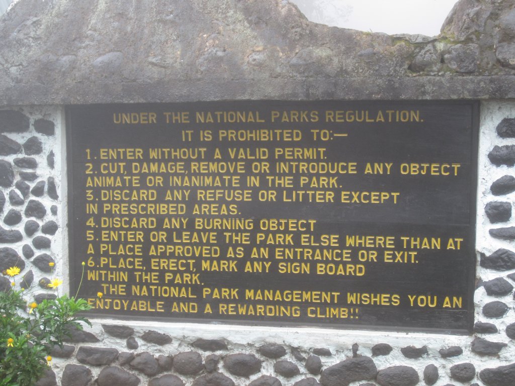 National Park rules