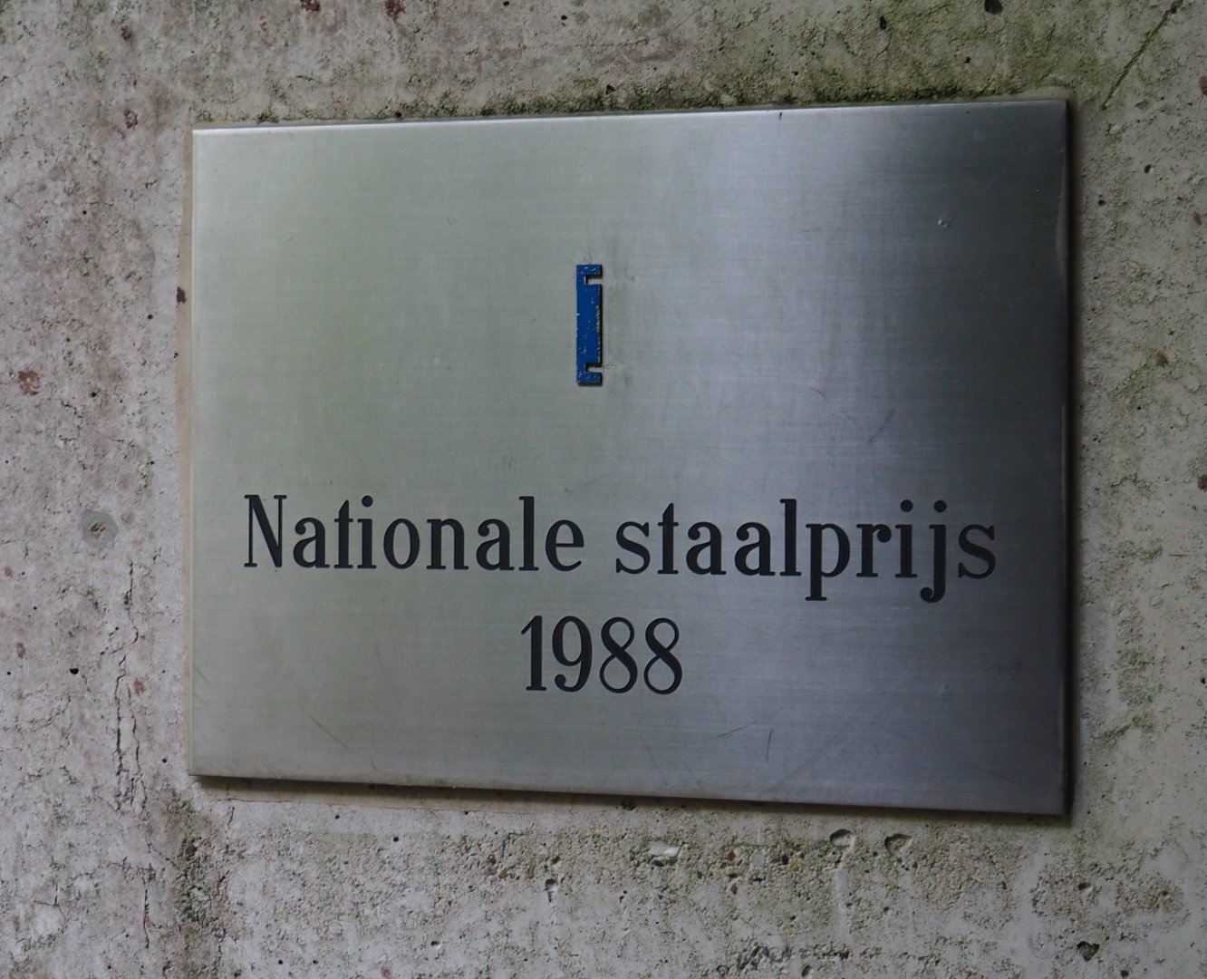 National steel award 1988 sign (Sep 16th, 2018)