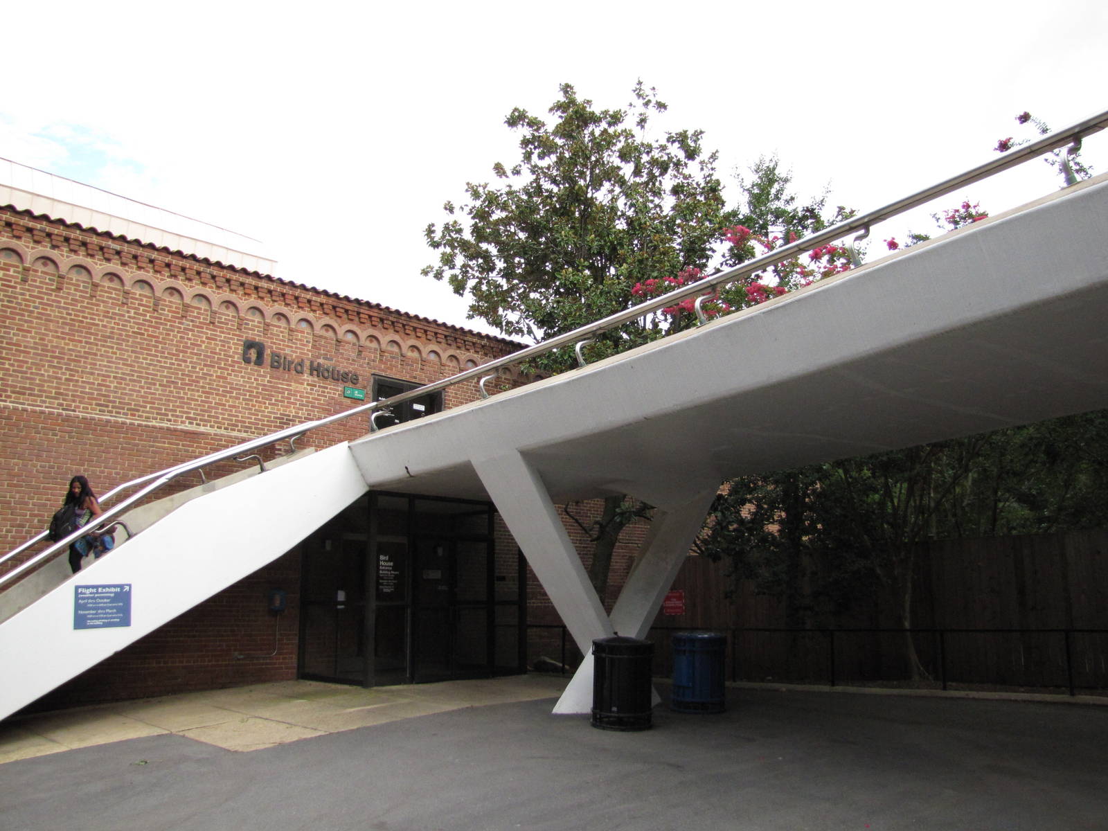 National Zoo 2010 - Bridge from the Outdoor Aviary to the Bird House
