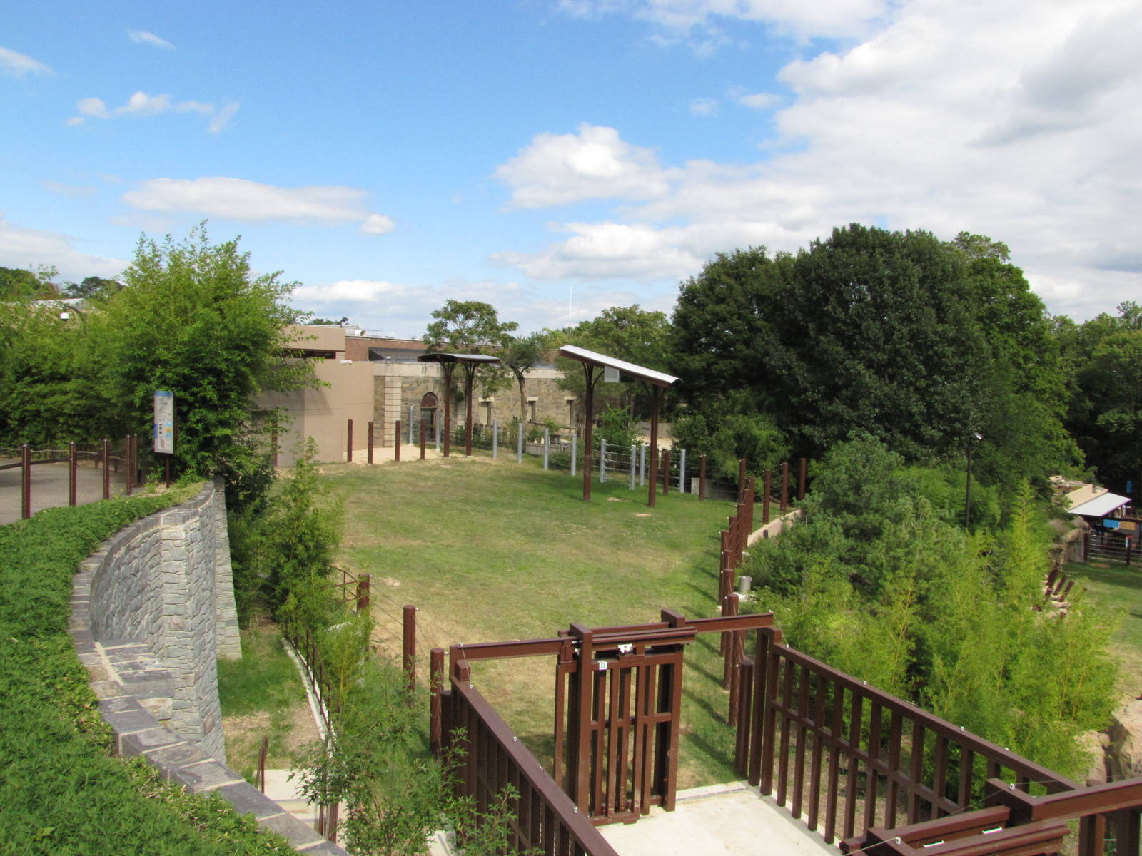National Zoo 2010 - Elephant Trails exhibit seen from Asia Trail