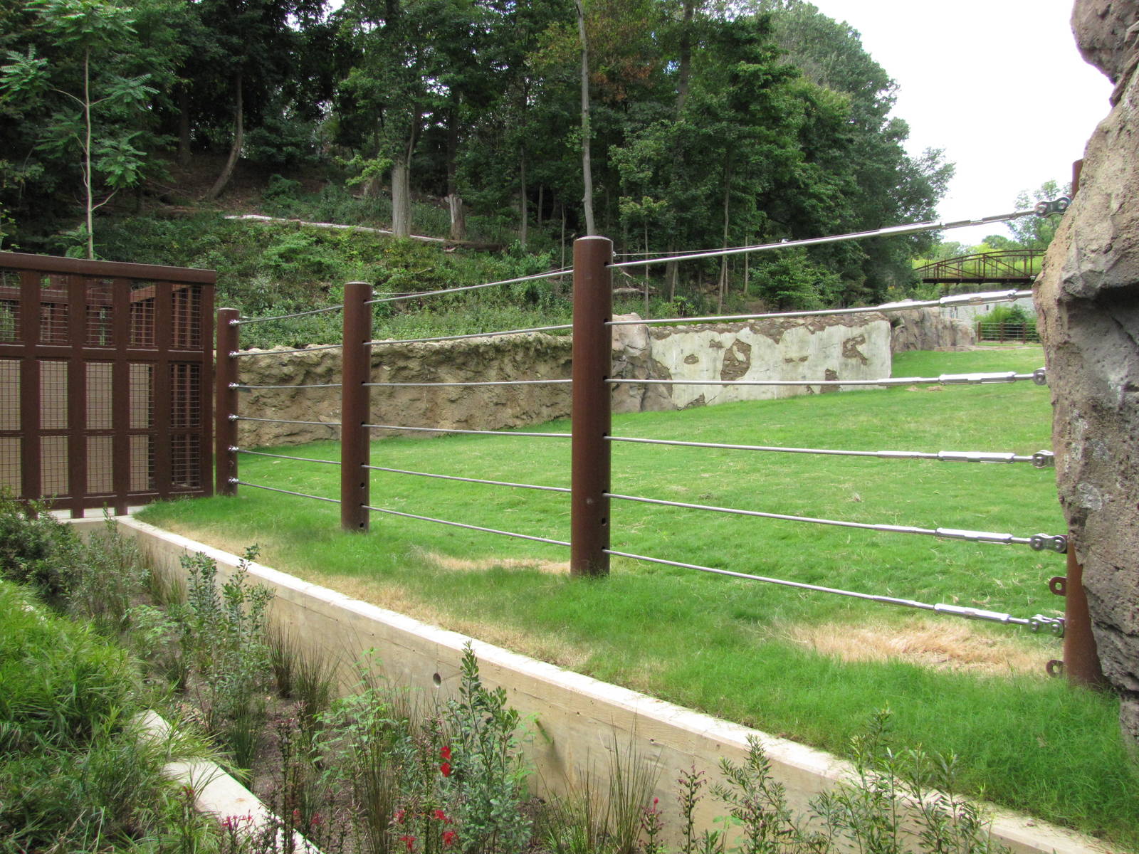 National Zoo 2010 - Front of exhibit in Elephant Trails