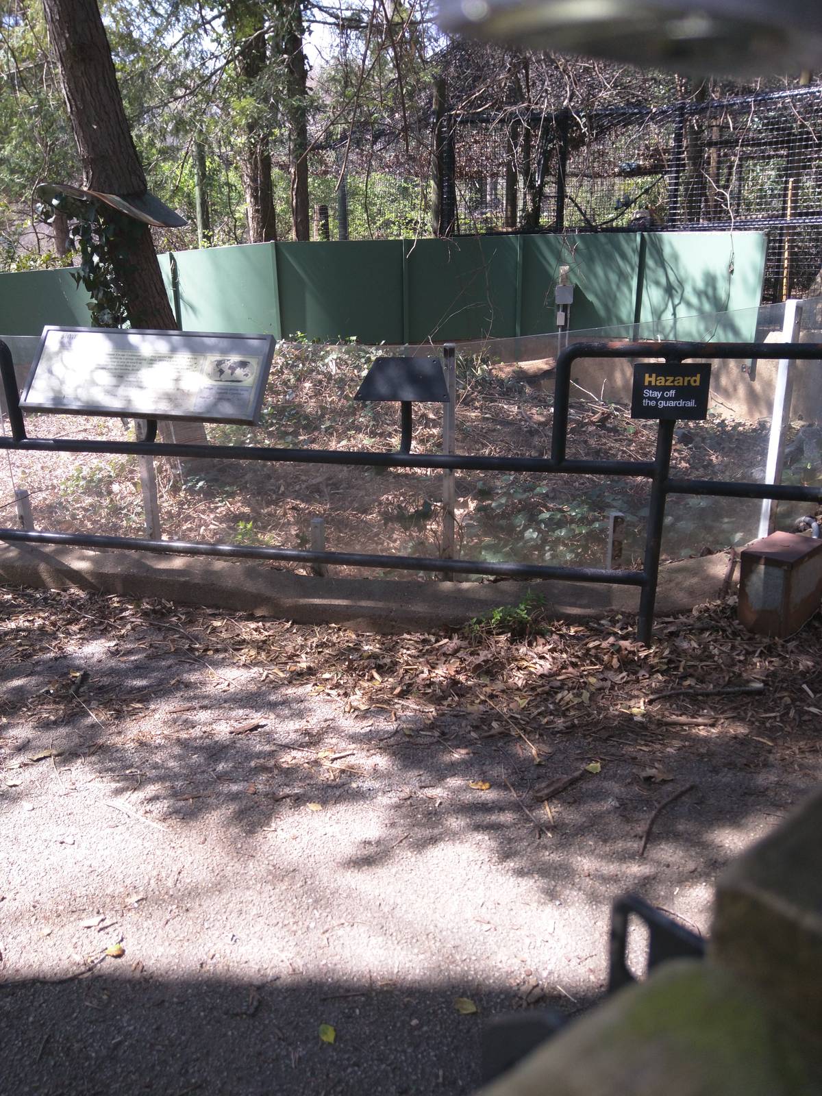 National Zoo - Old Cusimanse exhibit and Coati cage