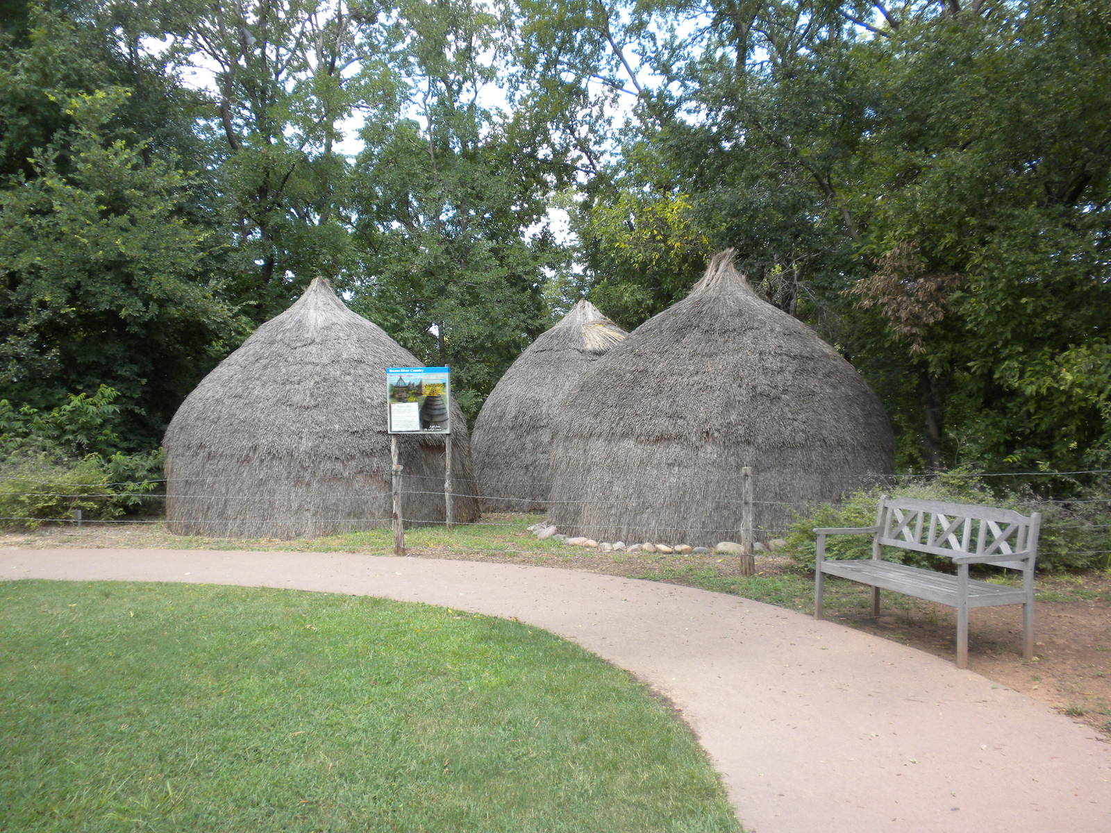 Native American huts