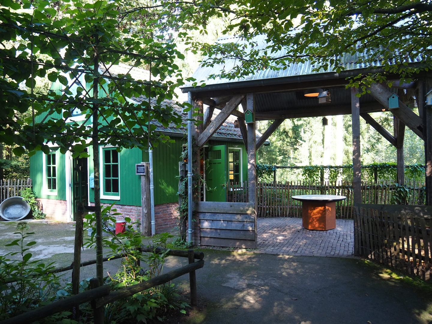 Native bird education area, 2023-09-24