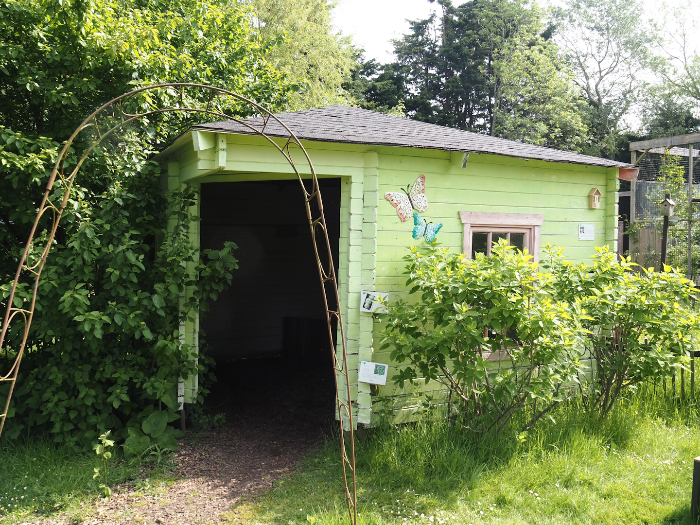 Native wildlife education cabin, 2024-05-11