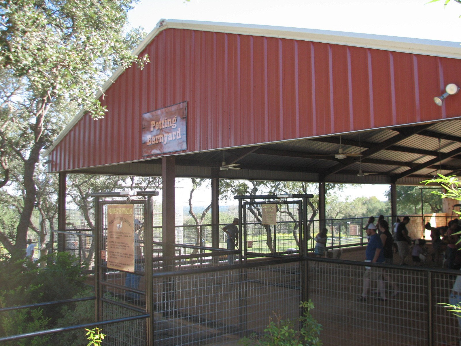Natural Bridge Wildlife Ranch - Walk-A-Bout - Petting Barnyard