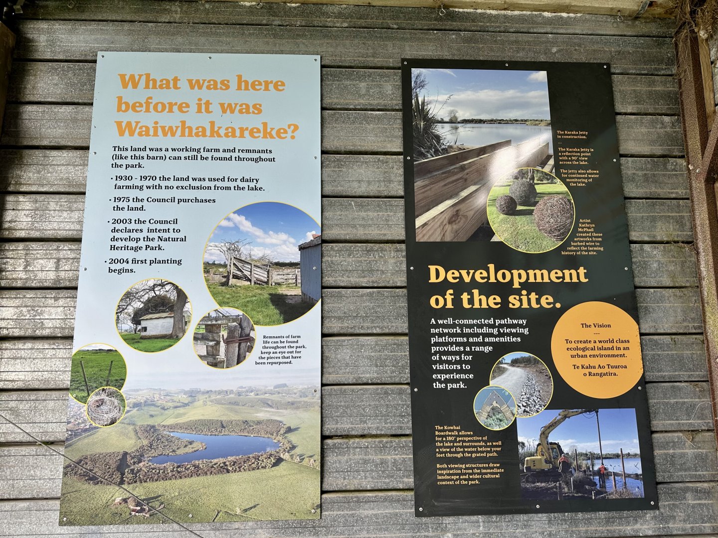 Natural Heritage Park - Signage