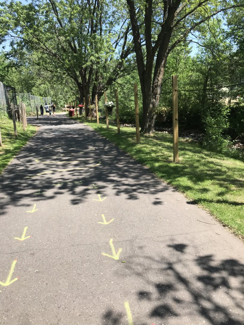 “Nature walk” along the former deer paddocks