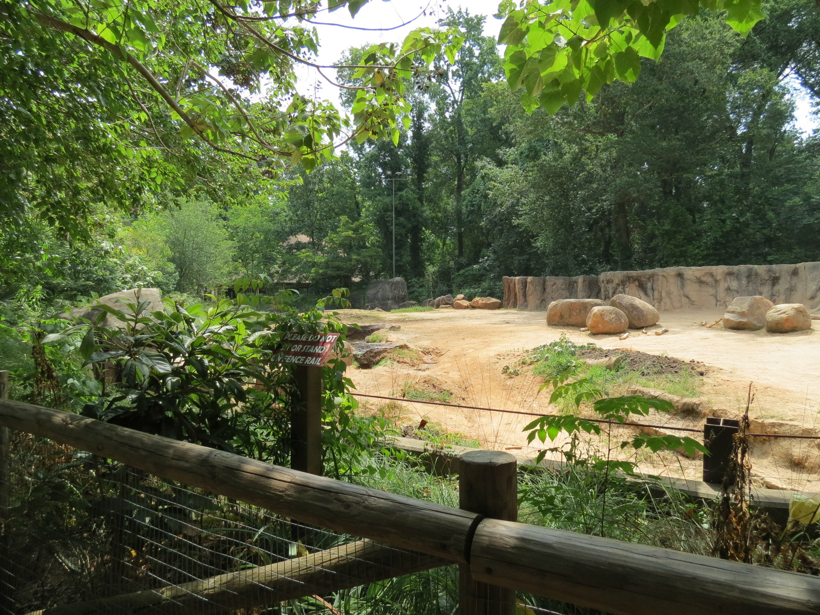 Ndoki Forest - African Elephant Exhibit (now empty after these photos were taken)