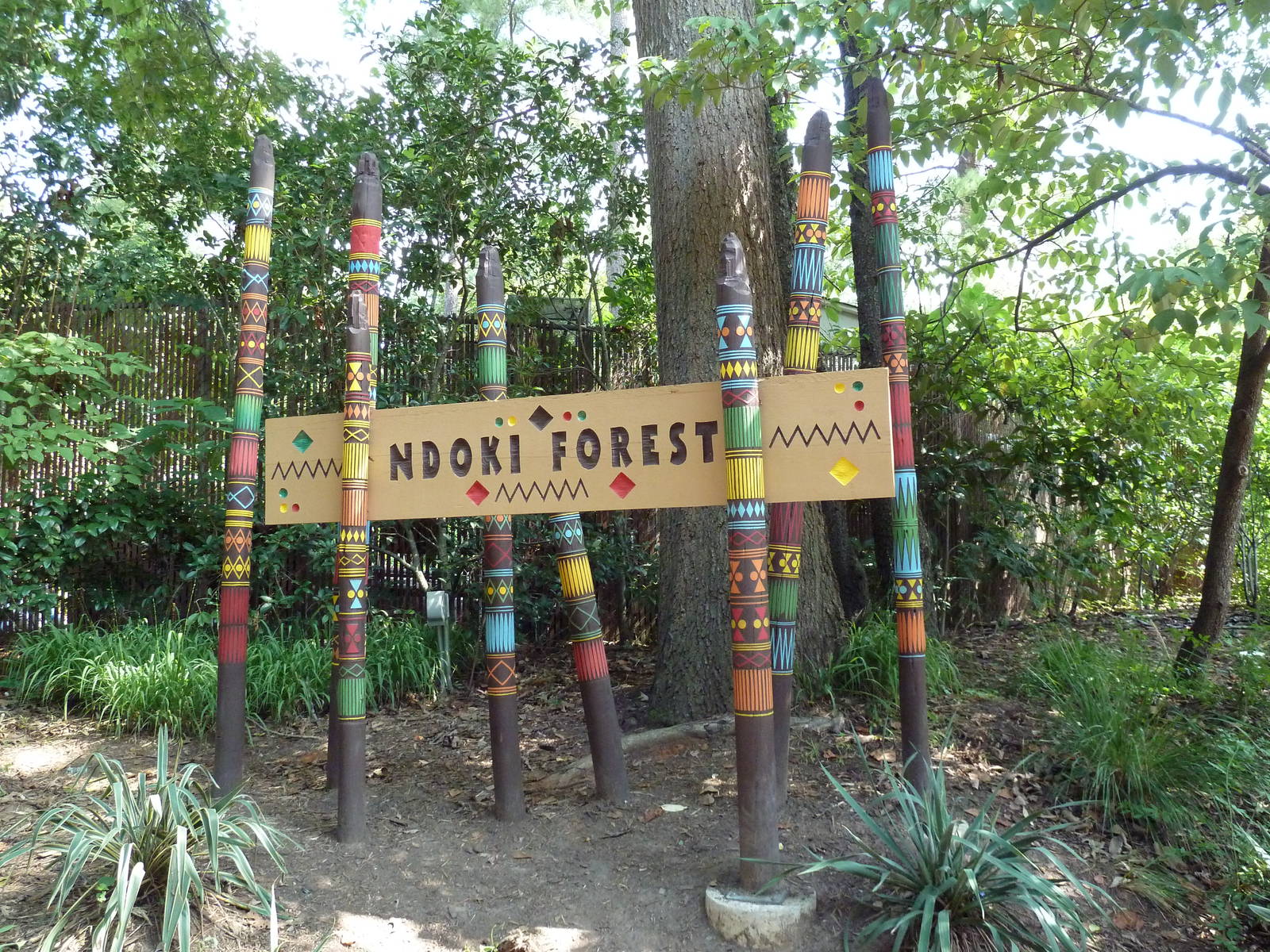 Ndoki Forest Sign