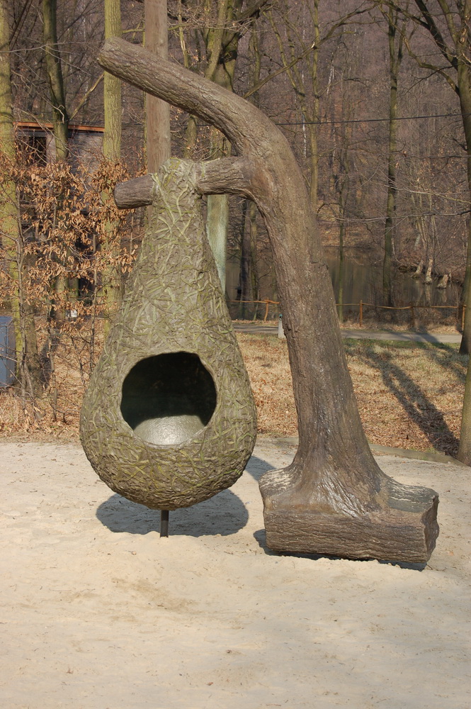 Nest of Penduline Tit for children at Ostrava Zoo