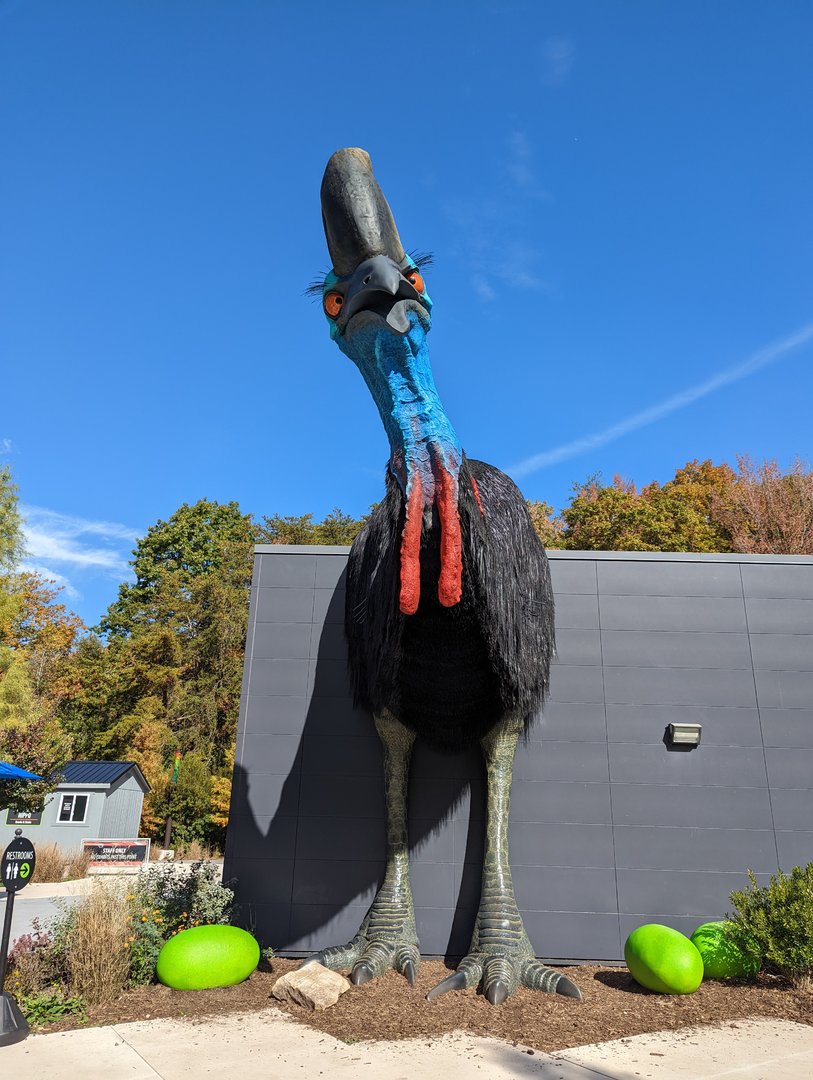 New 26ft Cassowary Statue