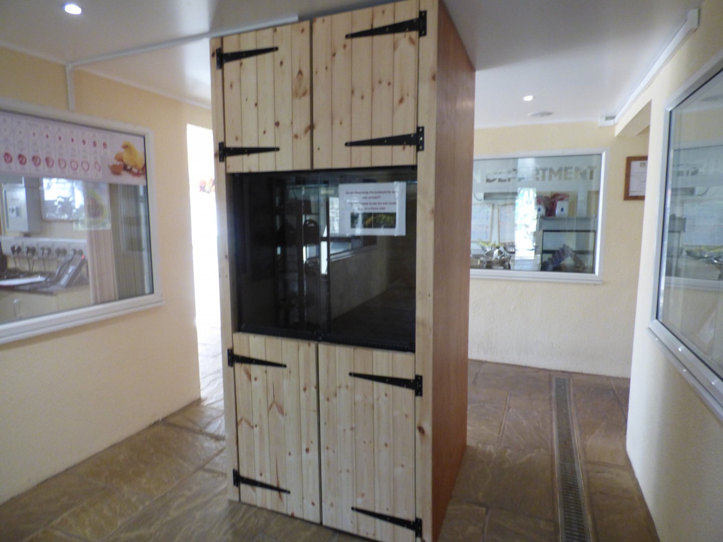 New Amphibian Exhibit in the Animal Resource Centre