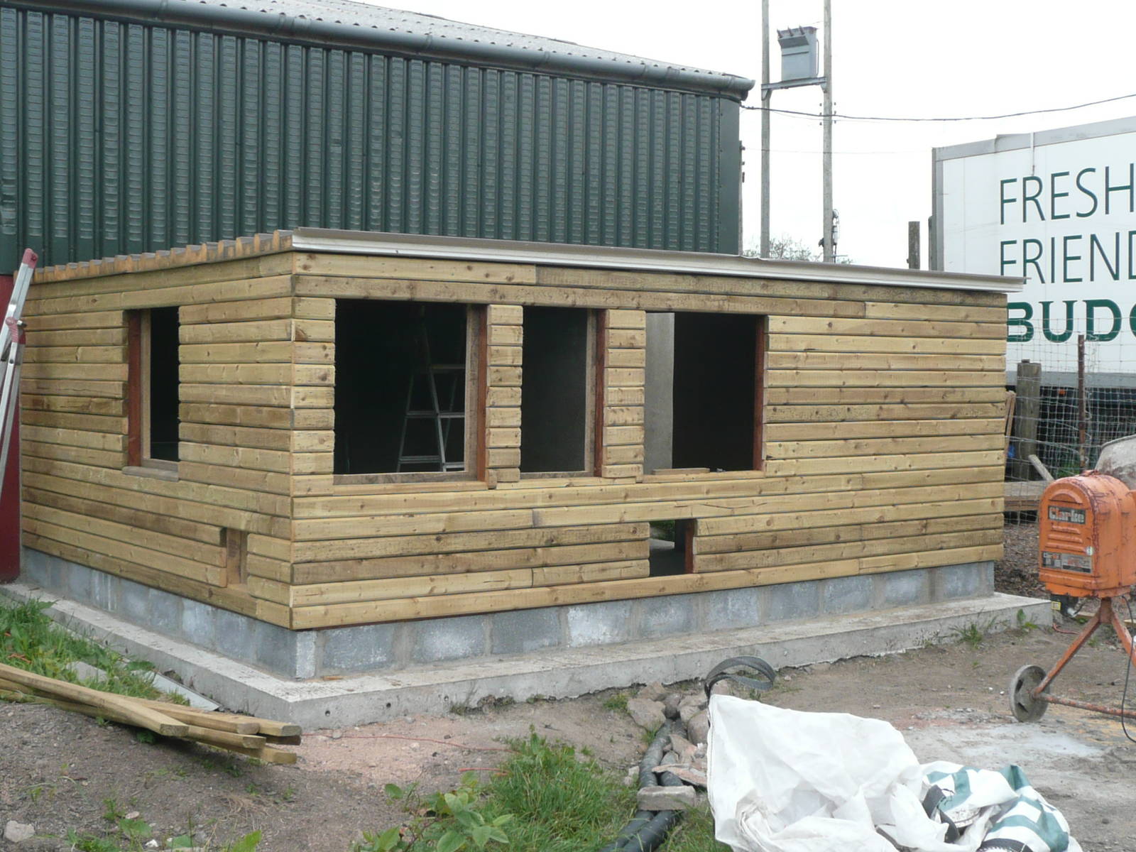 New Animal House under construction .