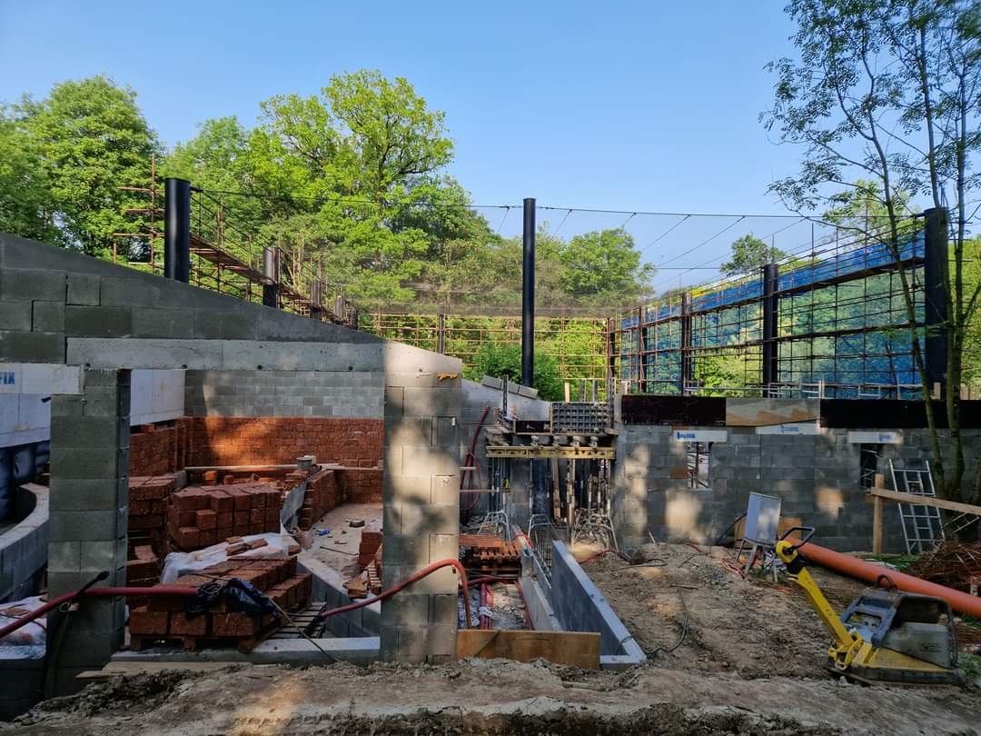 New Asian birds Aviary under construction