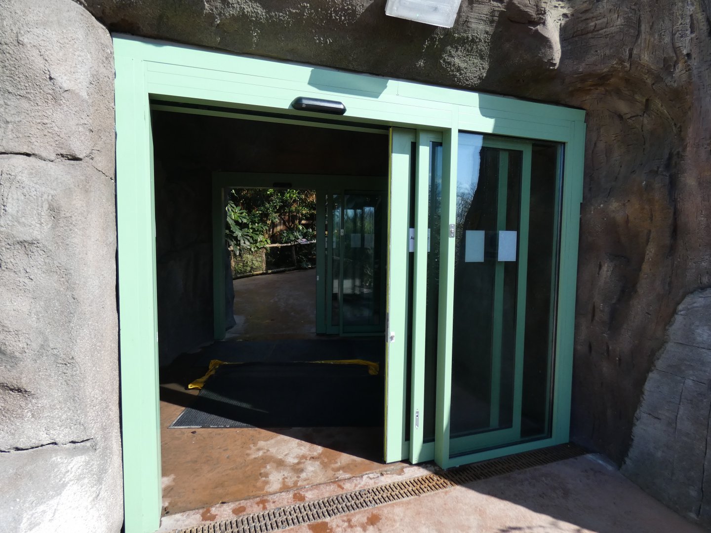 New automatic doors in the Monsoon Forest