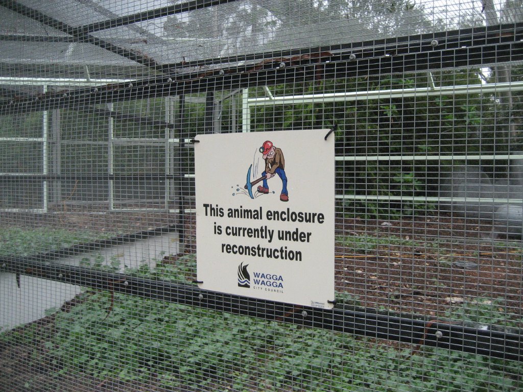 New Aviaries under construction