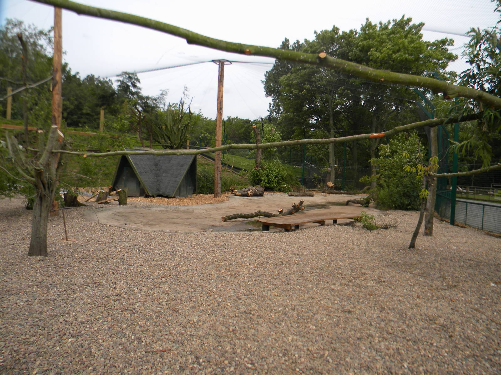 New aviary at Blackpool Zoo 12/09/11