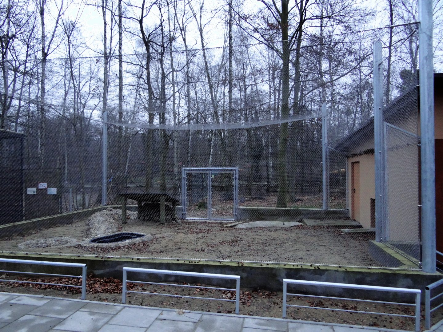 New aviary under construction