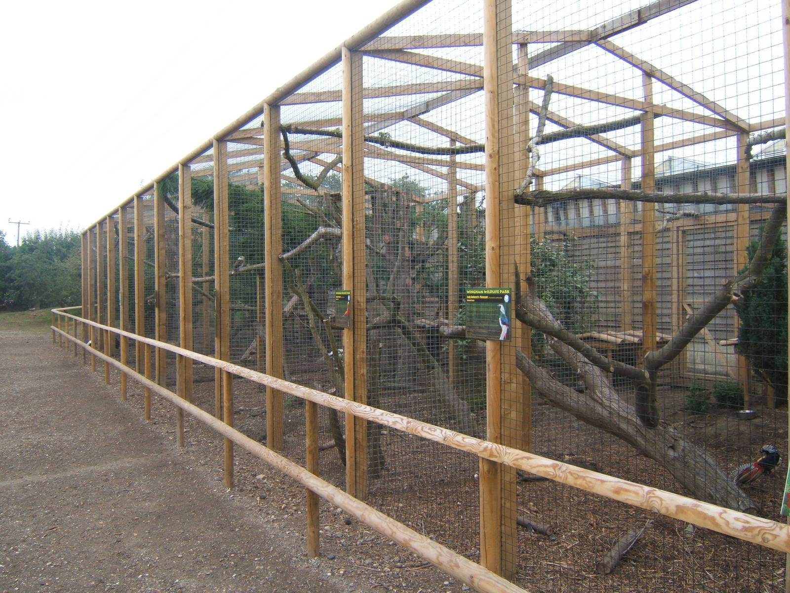 New Aviarys alongside the Tropical House