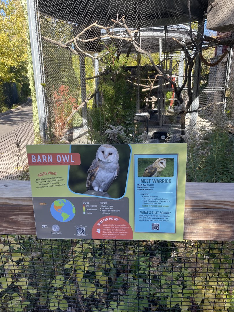 NEW Barn Owl Signage (10/22/23)