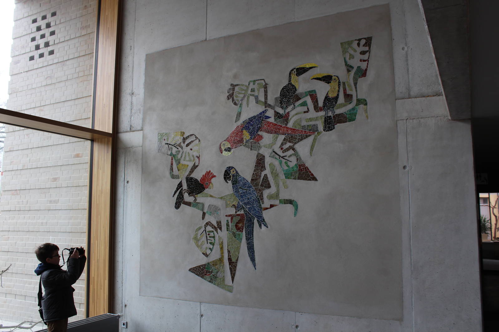 New Bird House mosaic, April 2013