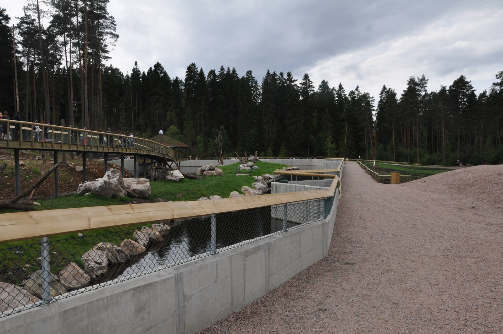 New brown bear exhibit -Borås Zoo