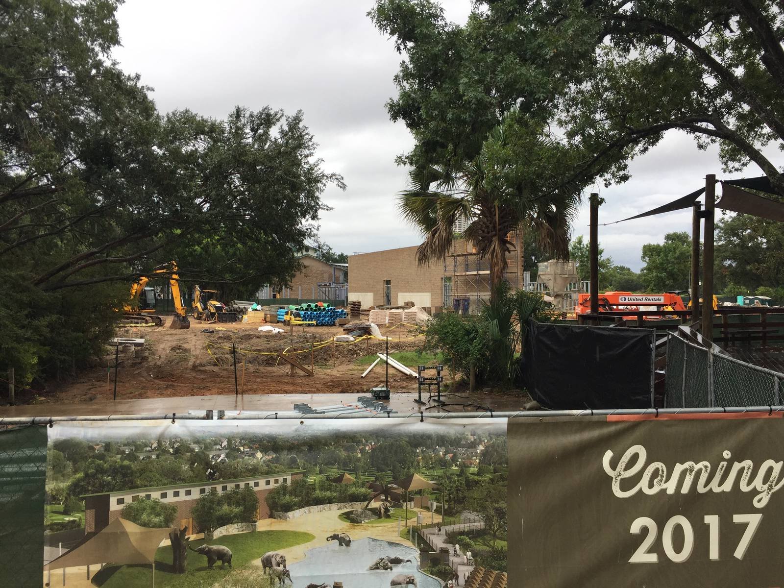 New Bull elephant Yard renderings and construction