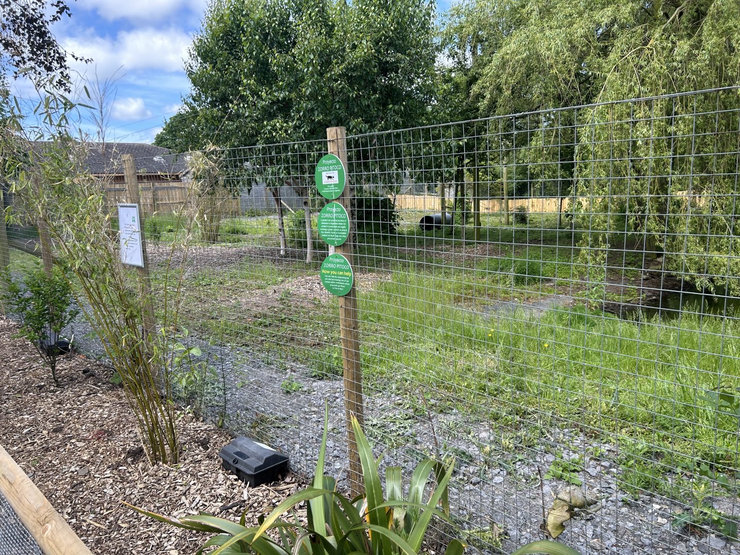 New Bush Dog Enclosure