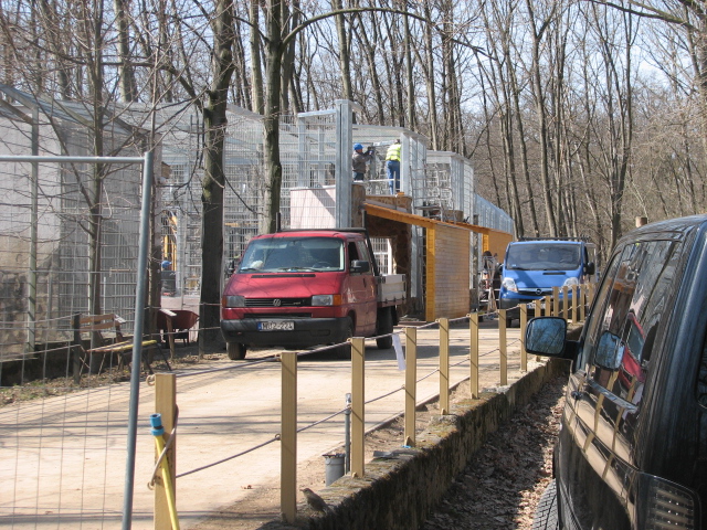 New carnivore exhibit under construction
