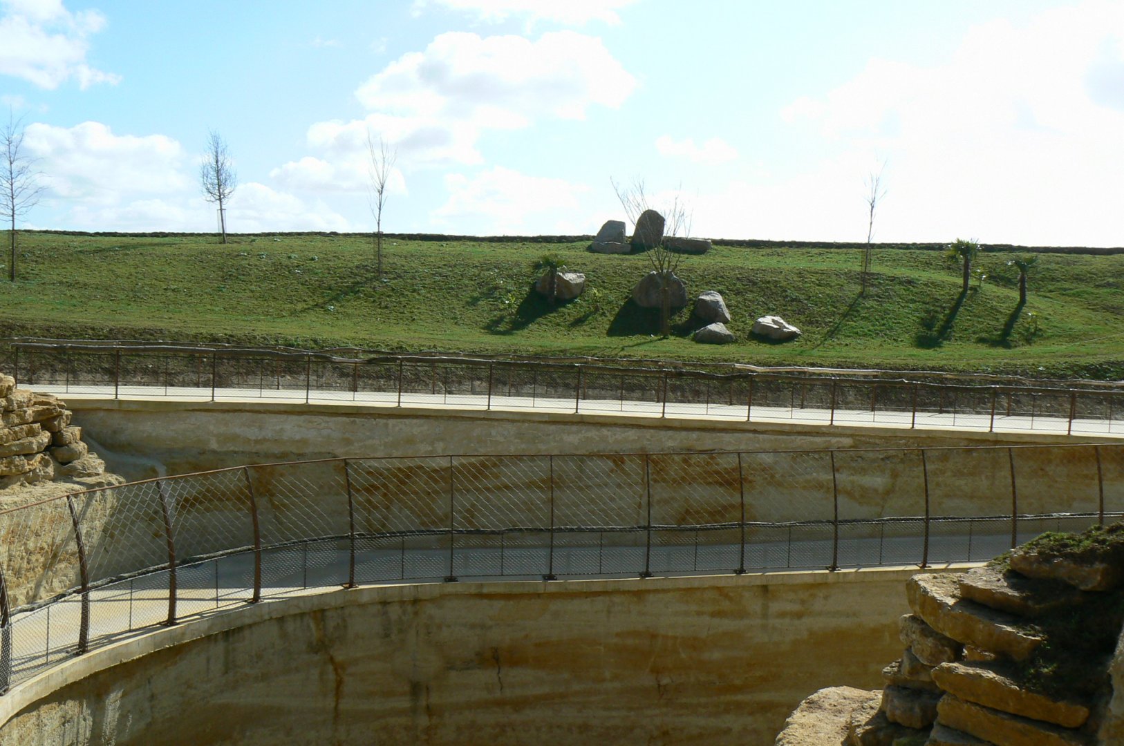 New carnivores crater - Part of the new cheetahs enclosure