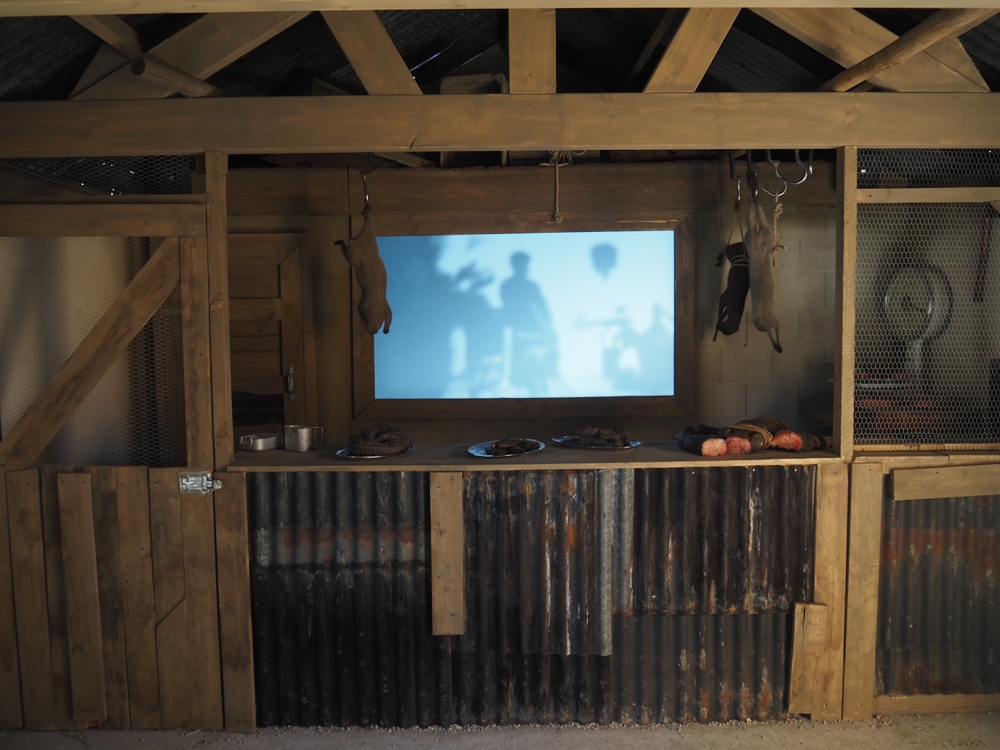 New Central African area Ngyuwe - Bushmeat shop theming, 2025-08-03