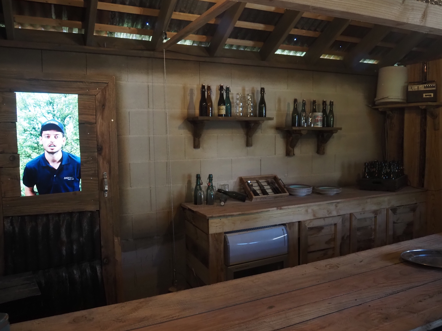 New Central African area Ngyuwe - Poachers' café theming, 2025-08-03