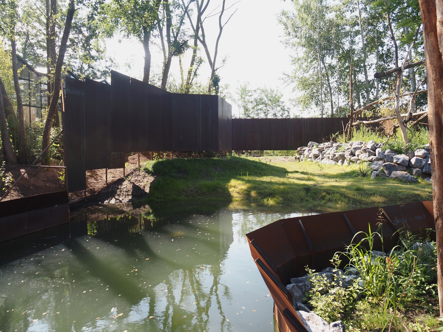 New Central African area Ngyuwe - Red river hog, De Brazza's monkey and Drill exhibit, 2025-08-03