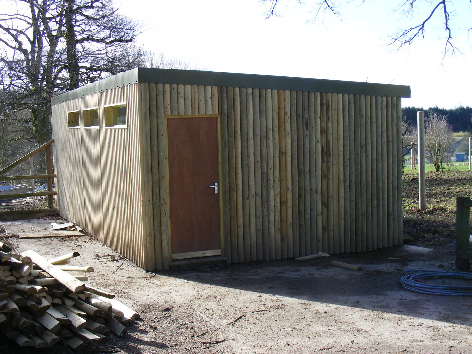 New cheetah house at Marwell Wildlife, 27 February 2011