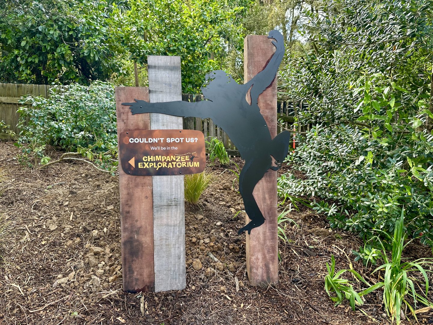New Chimpaznee Signage (Exploratorium)