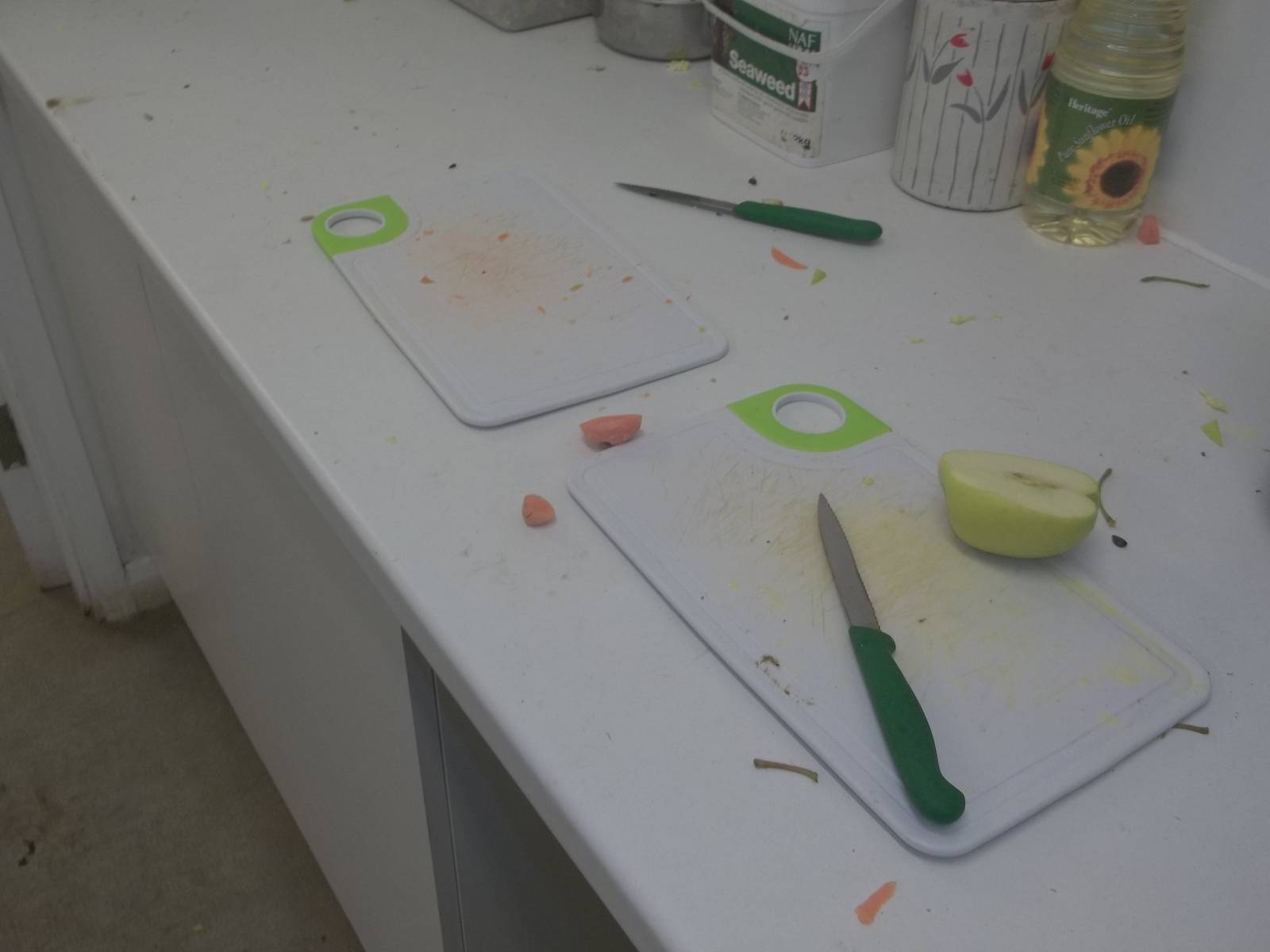 New chopping boards in zoo kitchen, 14th December 2014