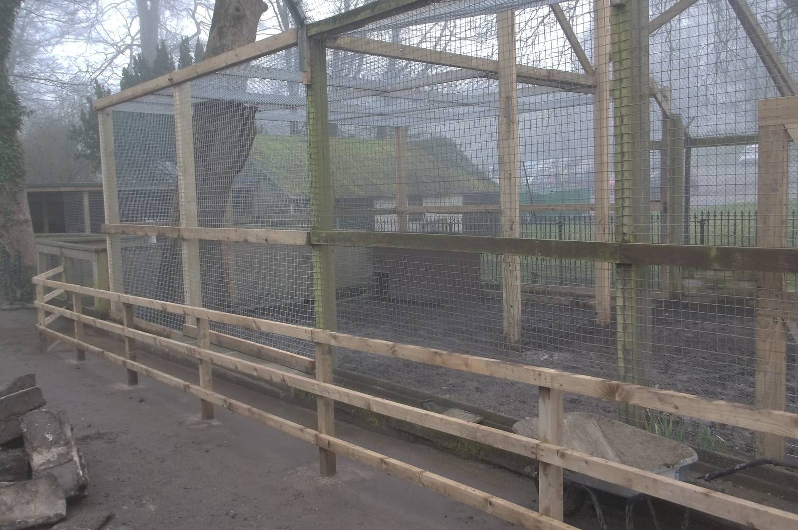 New Coati exhibit - construction completed, 12th April 2016