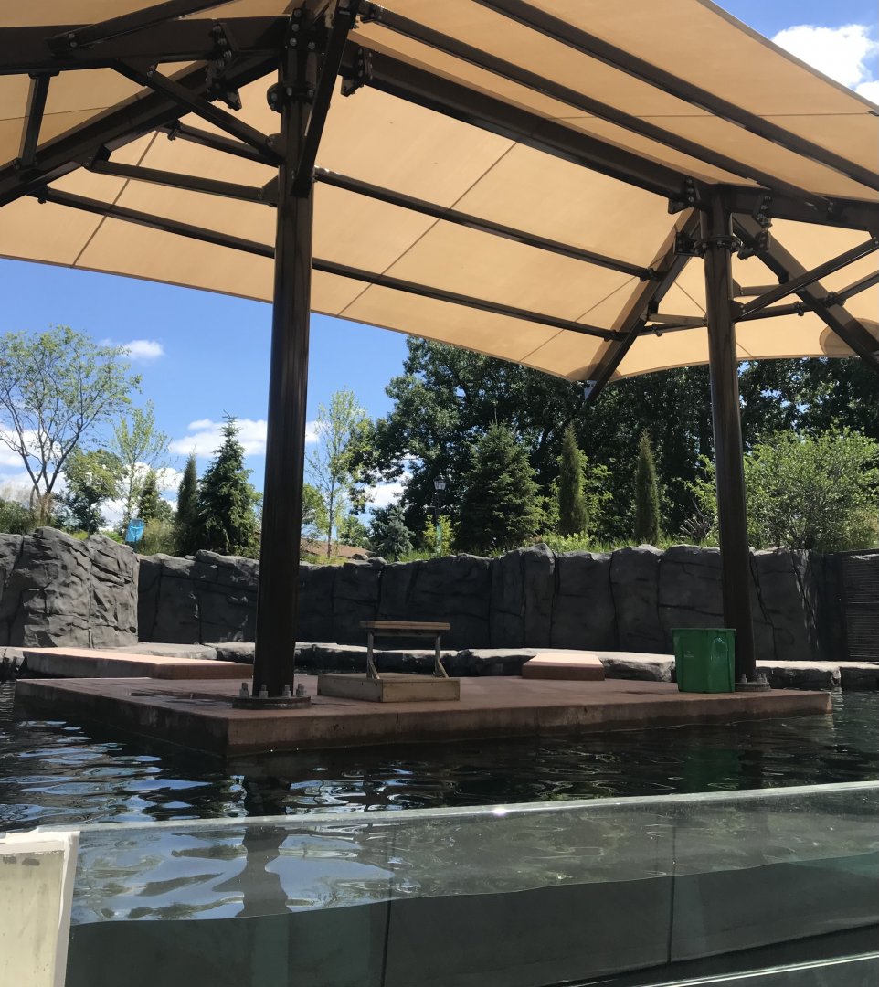 New Como Harbor- shaded structure in exhibit #1