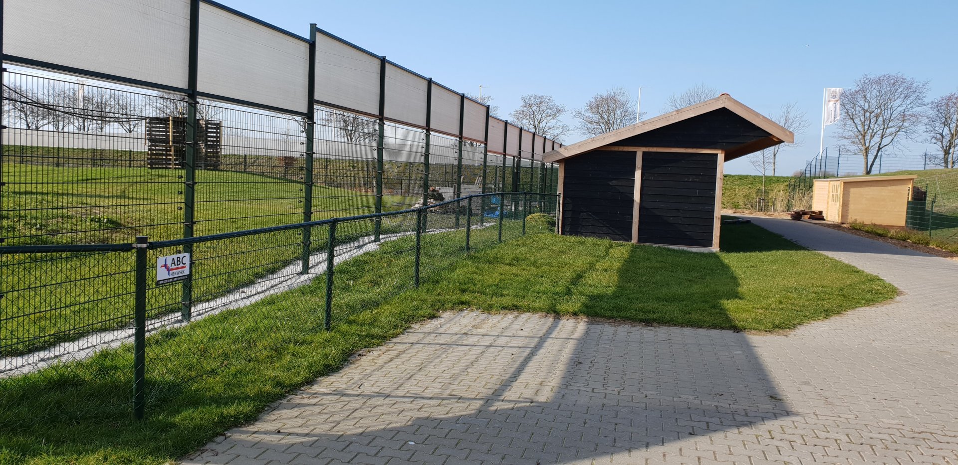 New constructed Baboon-enclosure