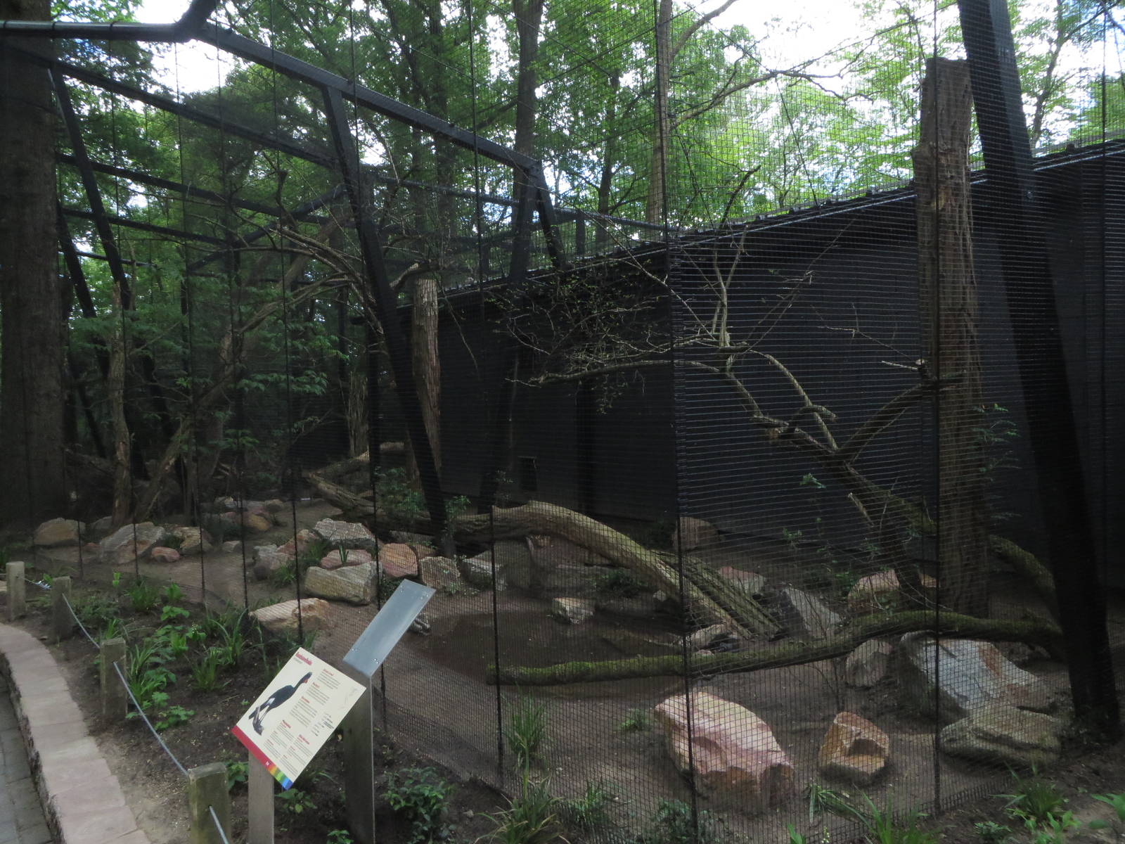 New currassow aviary