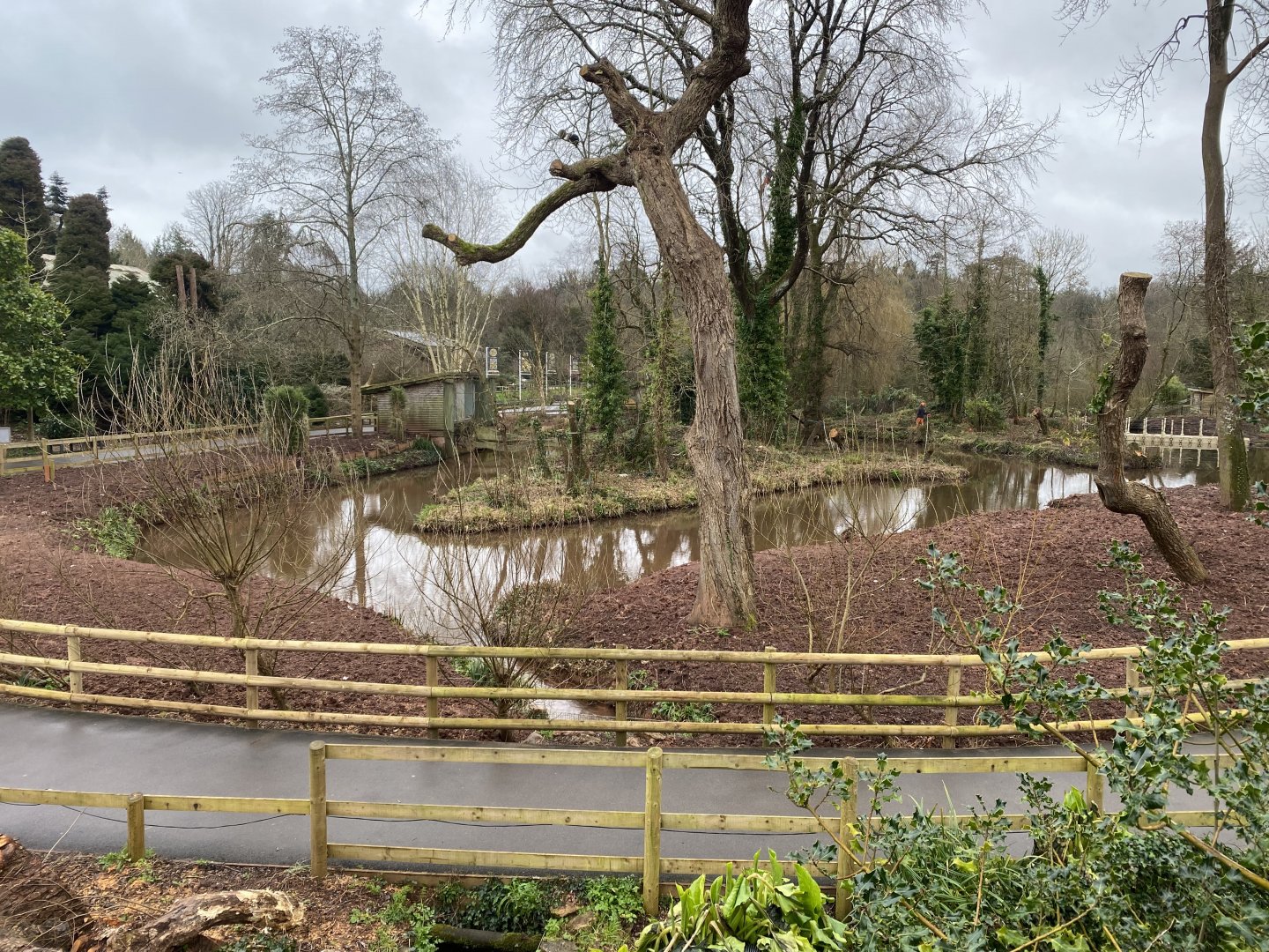 New developments near entrance 050224