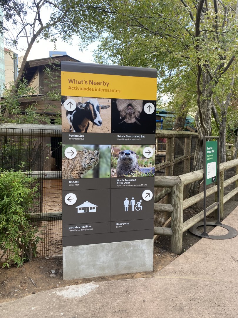 New Directional Sign- Children’s Zoo