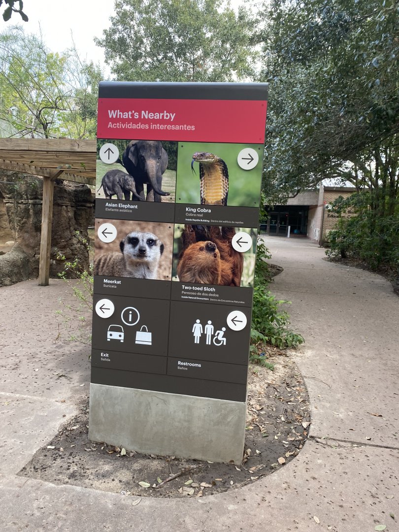 New Directional Sign- Natural Encounters