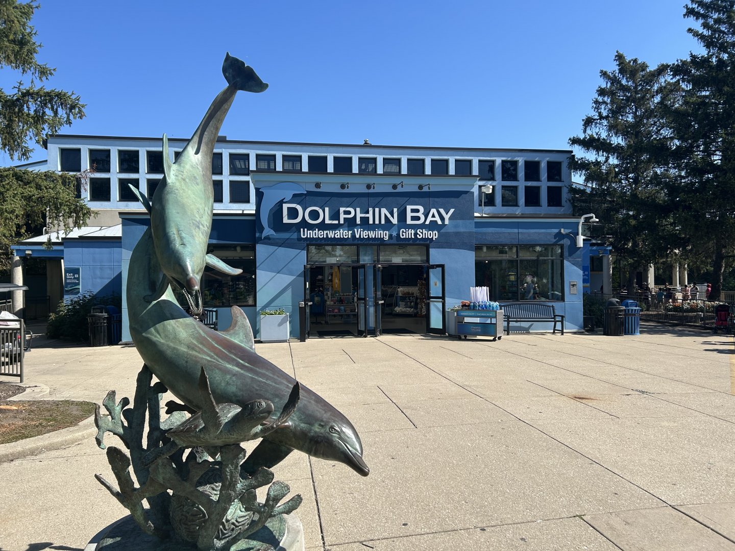 New Dolphin Bay sign