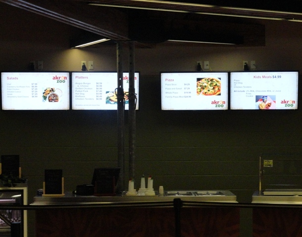 New Electronic Menu Screens at Komodo Kingdom Cafe