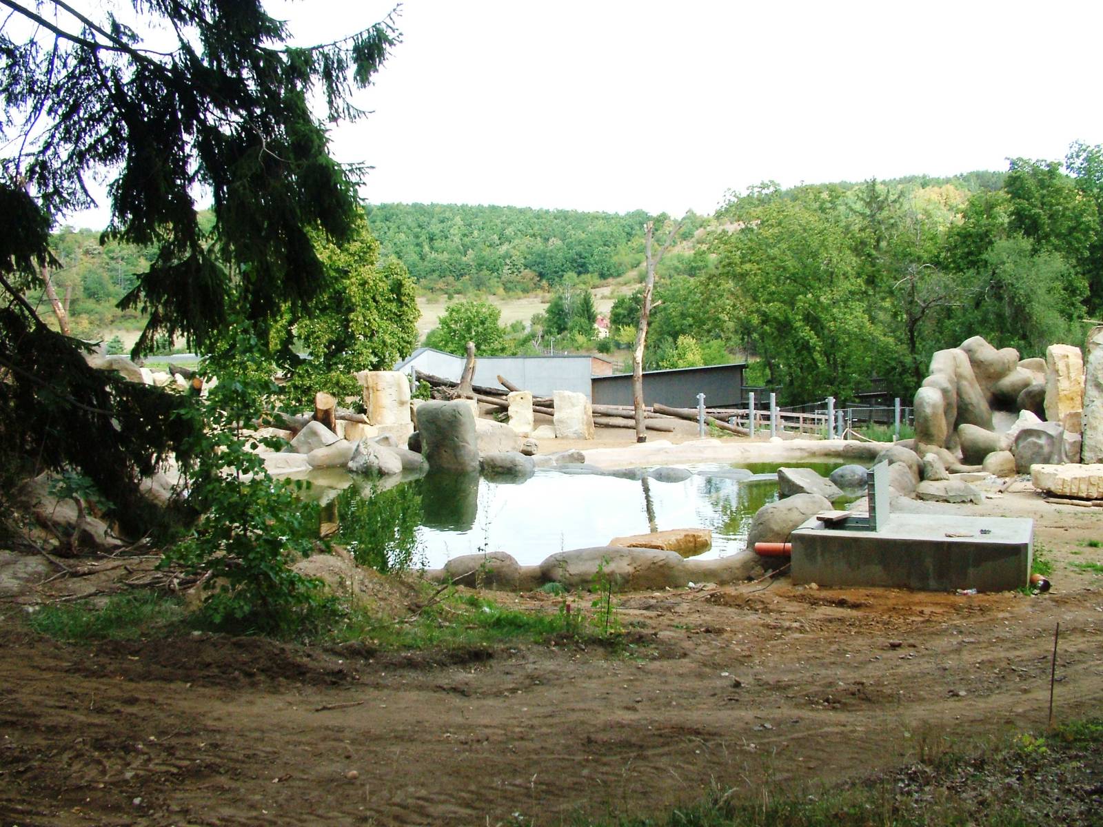 New Elephant Enclosure at Prague, 25/08/12