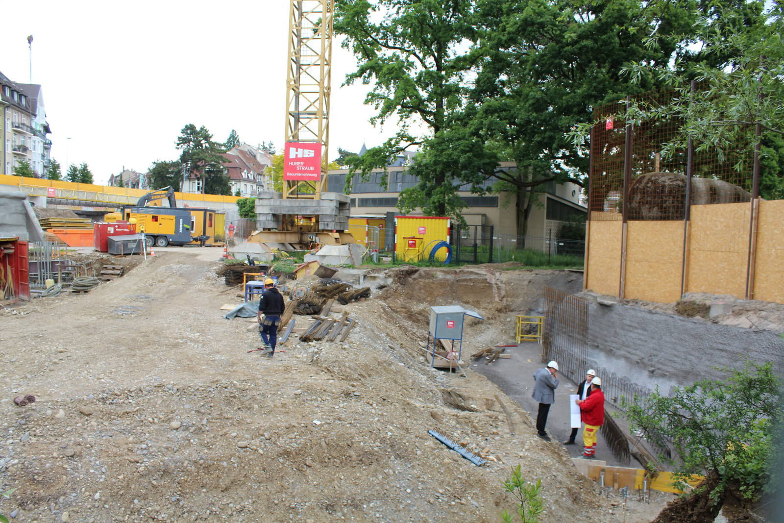 New Elephant Enclosure under construction