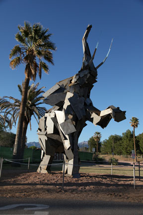 new elephant sculpture